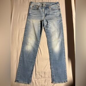 American Eagle Outfitters Light Blue Straight Jeans